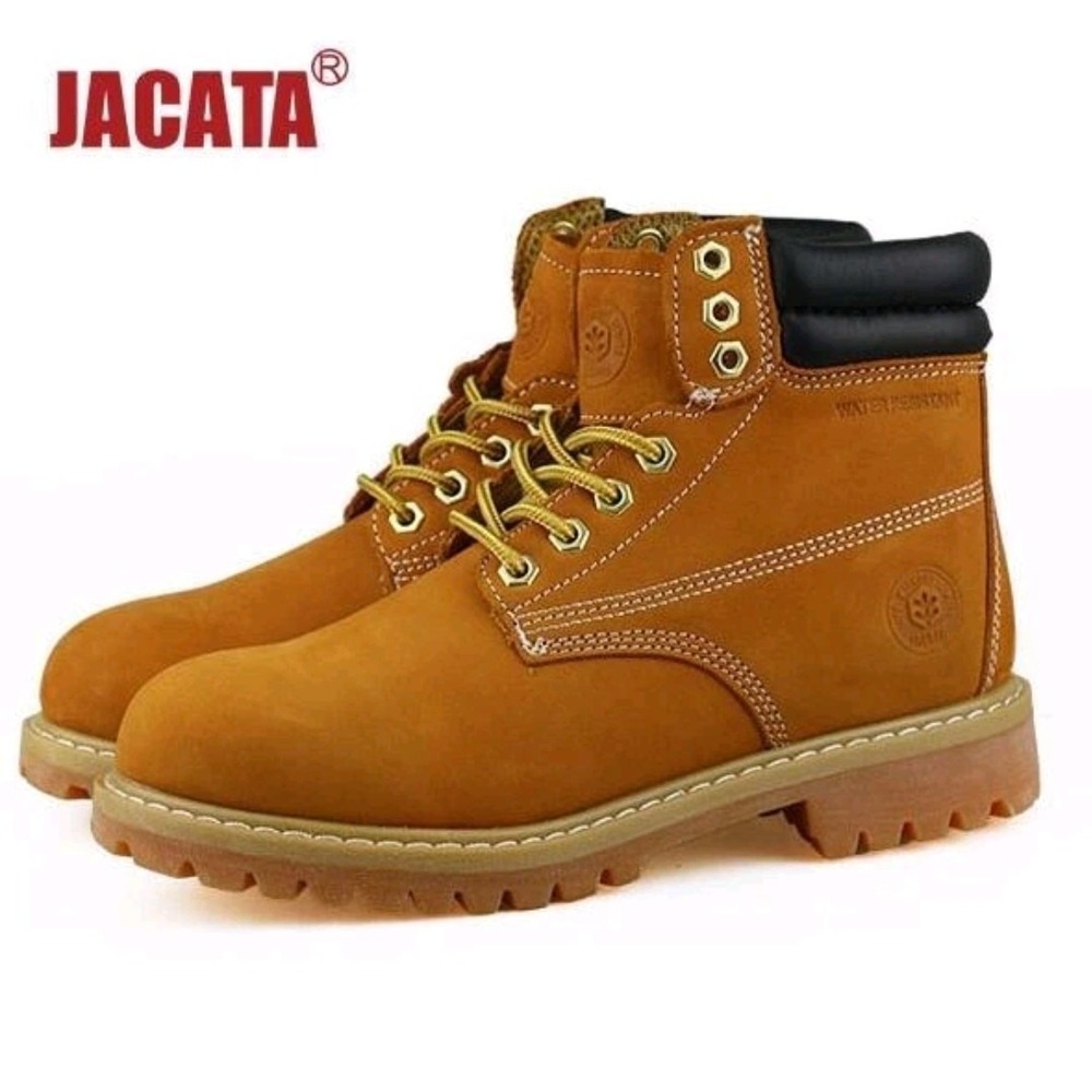 Jacata Men's Work Boots Oil Resistant Waterproof Leather 8601 Sz 9W NEW! $68